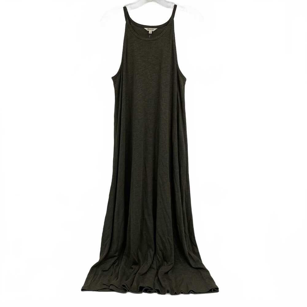 Madewell Green Knit Sleeveless Midi Dress | Women’s M